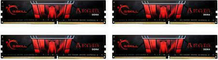 G.Skill Aegis 32GB DDR4 RAM cu 4 module (4x8GB) și Viteză 3200
