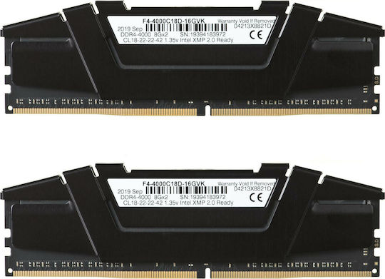 G.Skill Ripjaws V DDR4 16GB RAM with 2x8GB Modules and Speed 4000 for Desktop