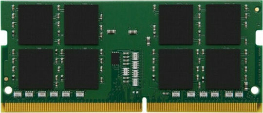 Kingston ValueRAM DDR4 με Module 1x8GB και Ταχύτητα 3200 για Laptop