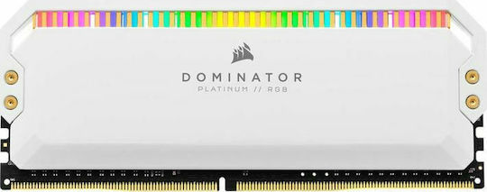 Corsair Dominator Platinum RGB 32GB DDR4 RAM mit 4 Modulen (4x8GB) und Geschwindigkeit 3200 für Schreibtisch