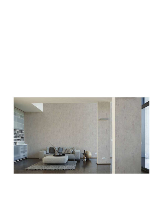Tapet de Perete 1005x53cm Vinil Gri Lavabil