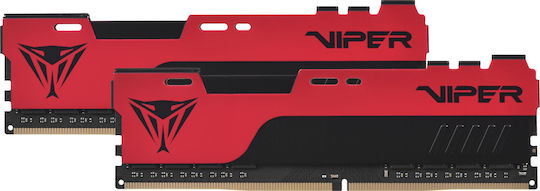 Patriot Viper Elite ΙΙ DDR4 16GB RAM με 2x8GB Modules και Ταχύτητα 3600 για Desktop