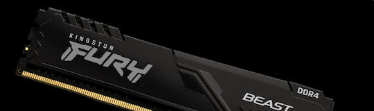 Kingston Fury Beast 4GB DDR4 RAM cu Viteză 2666 pentru Desktop