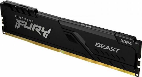 Kingston Fury Beast DDR4 64GB RAM με 2x32GB Modules και Ταχύτητα 3600 για Desktop