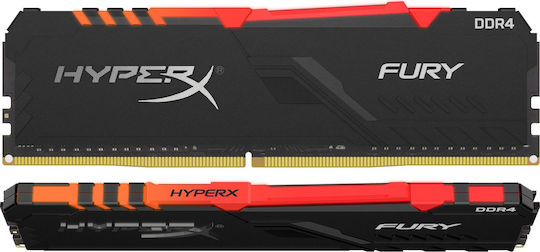 Kingston Fury Beast DDR4 64GB RAM με 2x32GB Modules και Ταχύτητα 3600 για Desktop