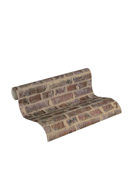 Ταπετσαρία Τοίχου Trendwall Κόκκινη 1000x53cm Πλενόμενη