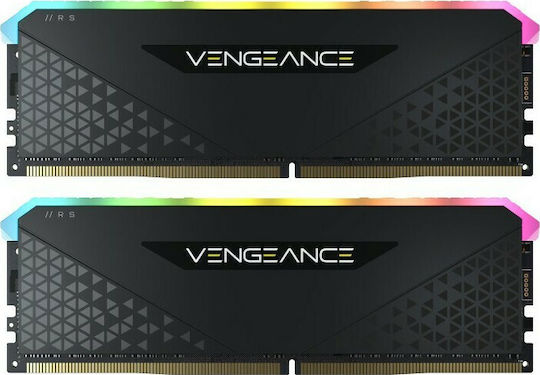 Corsair Vengeance RGB RS DDR4 64GB RAM με 2x32GB Modules και Ταχύτητα 3200 για Desktop