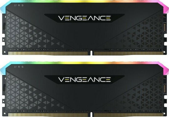 Corsair Vengeance RGB RS 16GB DDR4 RAM cu 2 module (2x8GB) și