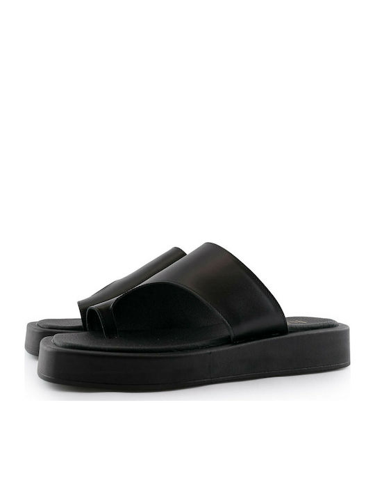 Juliet Dunn Flatforms Women's Sandals Black