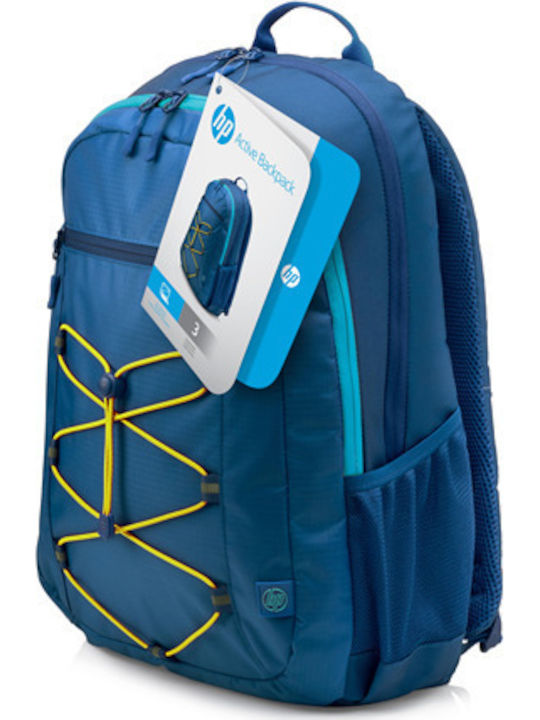 HP Active Водоустойчива Чанта Раница за лаптоп 15.6" Navy Blue/Yellow