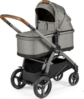 Peg Perego Πολυκαρότσι Ypsi Combo Adjustable 2 in 1 Baby Stroller Suitable for Newborn Gray 10.2kg 02850BA53