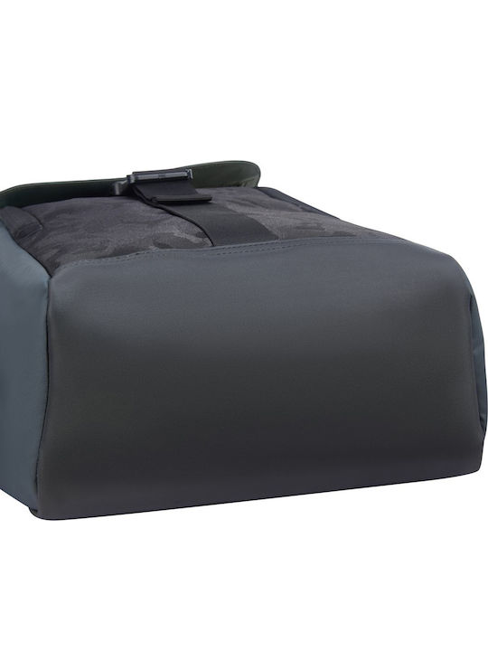 Delsey Securflap Водоустойчива Чанта Раница за лаптоп 15.6" в Черен цвят