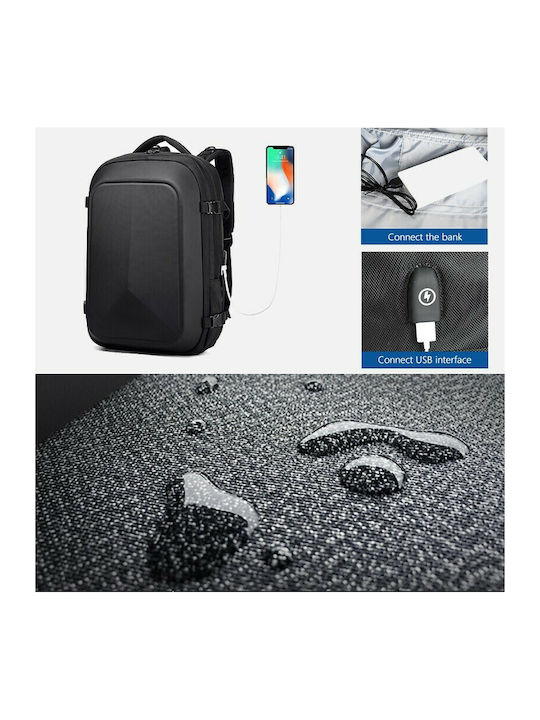 Ozuko Wasserdicht Tasche Rucksack für Laptop 15.6" Army 9082