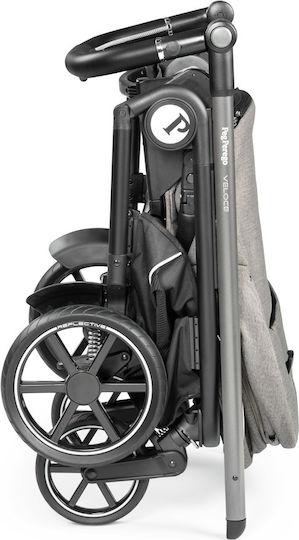 Peg Perego Veloce SL Modular Ρυθμιζόμενο Καρότσι 3 σε 1 Kατάλληλο για Nεογέννητο City Grey 10.7kg