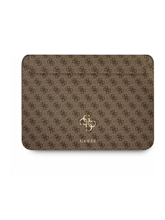 Guess Saffiano Geantă Husă pentru laptop 13" în culoarea Maro