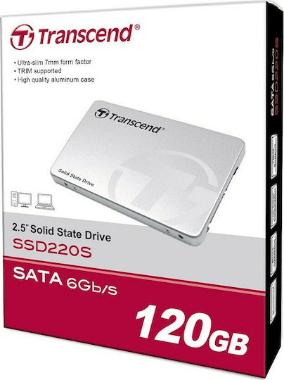 Transcend SSD220S 120GB Тип 2.5'' С Връзка SATA III TS120GSSD220S