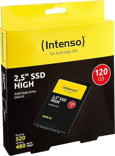 Intenso SSD Висока Производителност 120GB Тип 2.5'' със Свързване SATA III 3813430