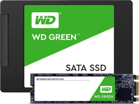 Western Digital WD Green SSD 120GB τύπου 2.5'' με σύνδεση SATA III WDS120G2G0A