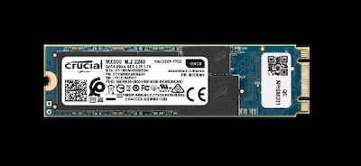 Crucial MX500 SSD 1TB τύπου M.2 με σύνδεση SATA III CT1000MX500SSD4