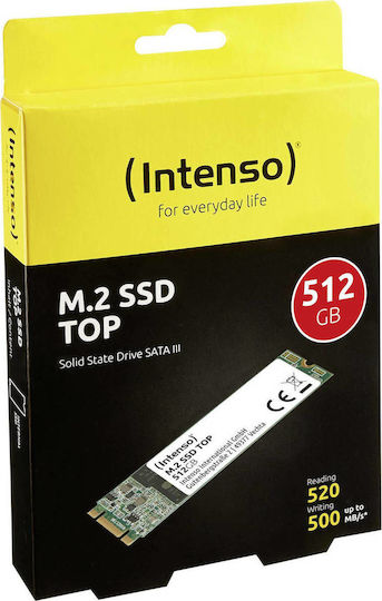 Intenso Top SSD 512GB Type M.2 with SATA III Connection 3832450