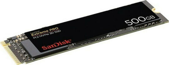 Sandisk Extreme Pro SSD 500GB M.2 NVMe PCI Express 3.0 SDSSDXPM2-500G-G25