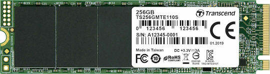Transcend 110S SSD 256GB M.2 Type with PCI Express 3.0 Interface