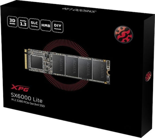 Adata XPG SX6000 Lite SSD 1TB τύπου M.2 με σύνδεση PCI Express 3.0 ASX6000LNP-1TT-C