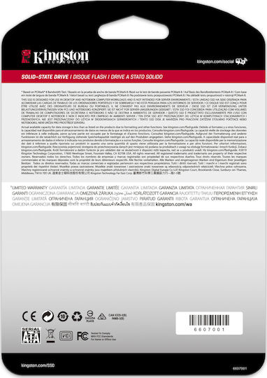 Kingston A400 SSD 240GB τύπου M.2 με σύνδεση SATA III SA400M8/240G