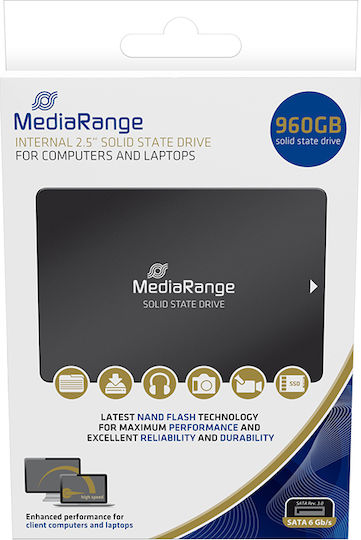 MediaRange MR1004 960GB SSD 2.5 Inch with SATA III Connection
