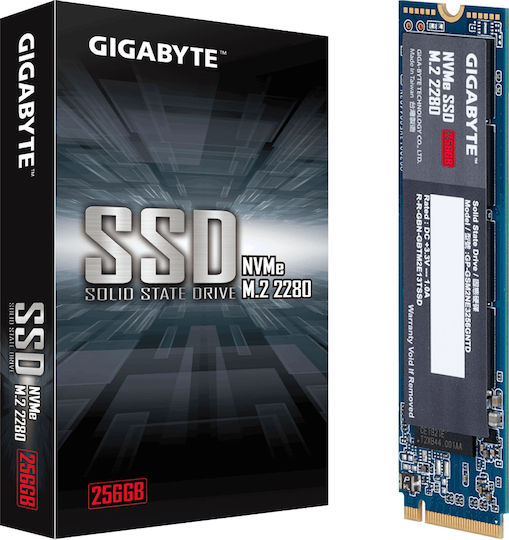 Gigabyte NVMe SSD 256GB M.2 PCI Express 3.0 GP-GSM2NE3256GNTD