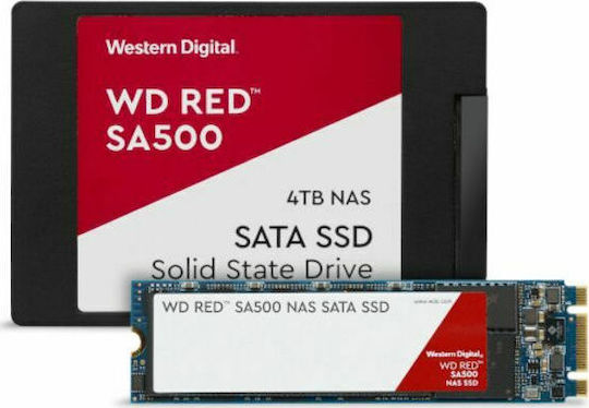 Western Digital Red SA500 NAS SSD 500GB Tip 2.5'' cu Conexiune