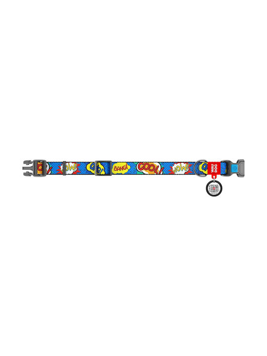 WauDog WOW Plastic Κολάρο σε Μπλε χρώμα 25mm x 35 - 58cm WauDog WOW Plastic Κολάρο σε Μπλε χρώμα 25mm x 35 - 58cm