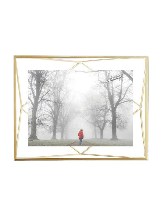 Umbra Prisma Mat Bras Fotorahmen Metallisch mit Gold Rahmen