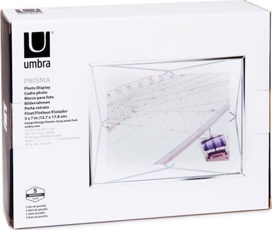 Umbra Prisma Chromium Fotorahmen Metallisch mit Silber Rahmen
