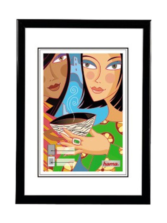 HAMA Plastic Photo Frame with Black Frame