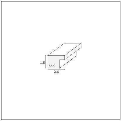 Deknudt S66KF2 Κορνίζα Ξύλινη Black