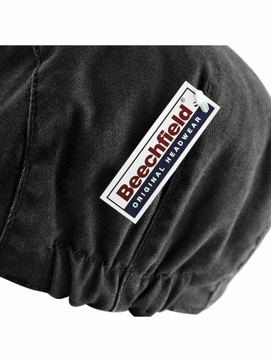 Beechfield B626 Men's Flat Cap Black