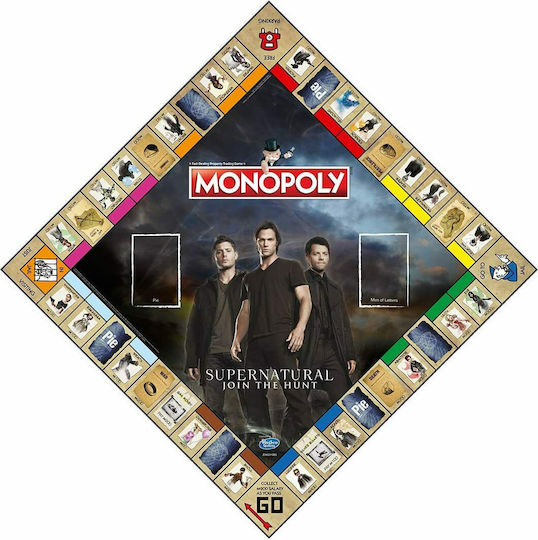 Joc de Societate Monopoly Supernatural pentru 2-6 Jucători 16+ Ani (EN) Winning Moves