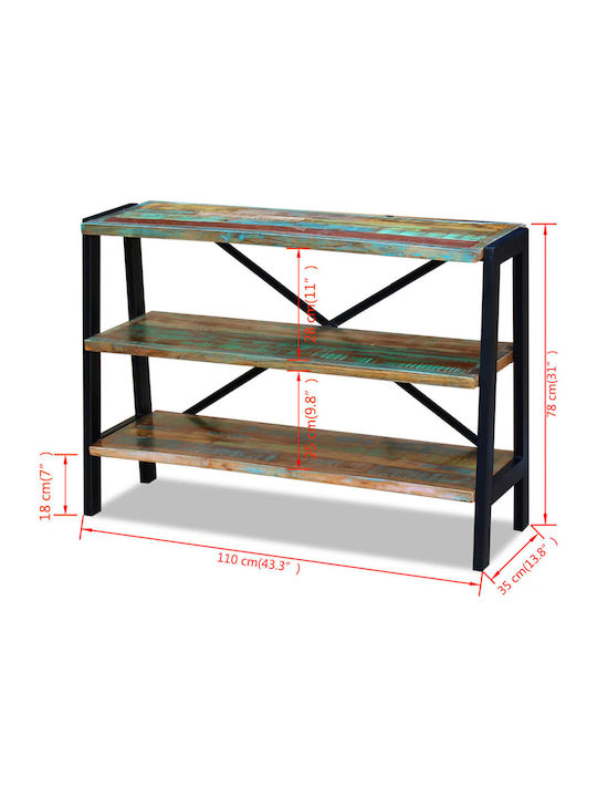Етажерка 110x35x78см.