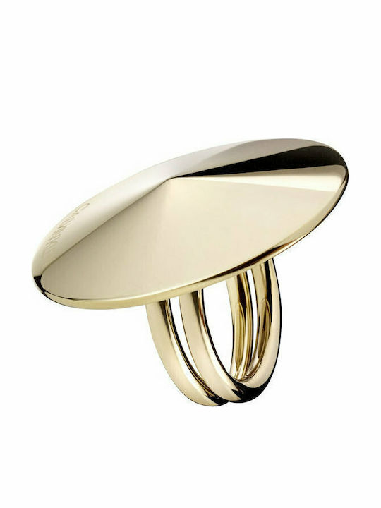 Calvin Klein Damen Ring aus Stahl Vergoldet