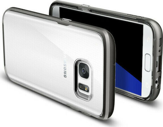 Spigen Neo Hybrid Crystal Back Cover Πλαστικό 0.8mm Μαύρο (Galaxy S7)