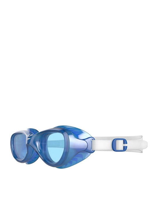 Speedo Futura Classic Swimming Goggles Kids with Anti-fog Lenses Blue