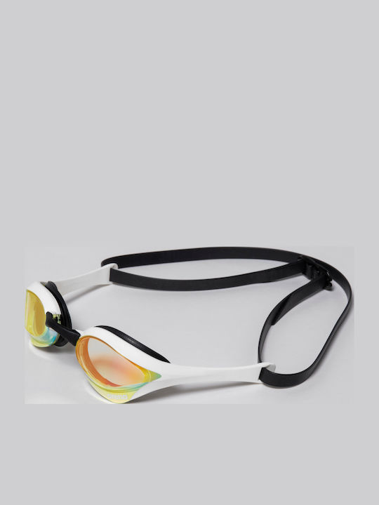 Arena Cobra Ultra Swipe Swimming Goggles Adults with Anti-Fog Lenses White