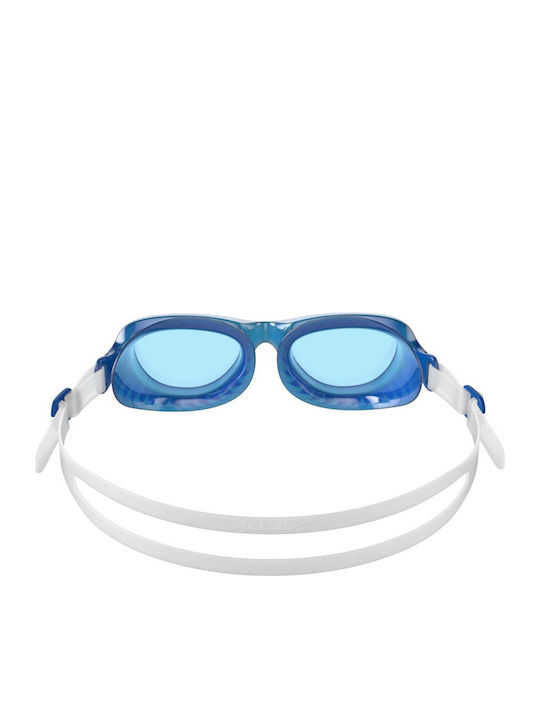 Speedo Futura Classic Swimming Goggles Kids with Anti-fog Lenses Blue