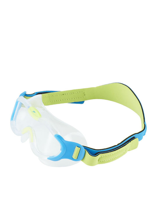 Speedo Sea Squad Mask Kids Swimming Goggles with Anti-Glare Transparent Lenses