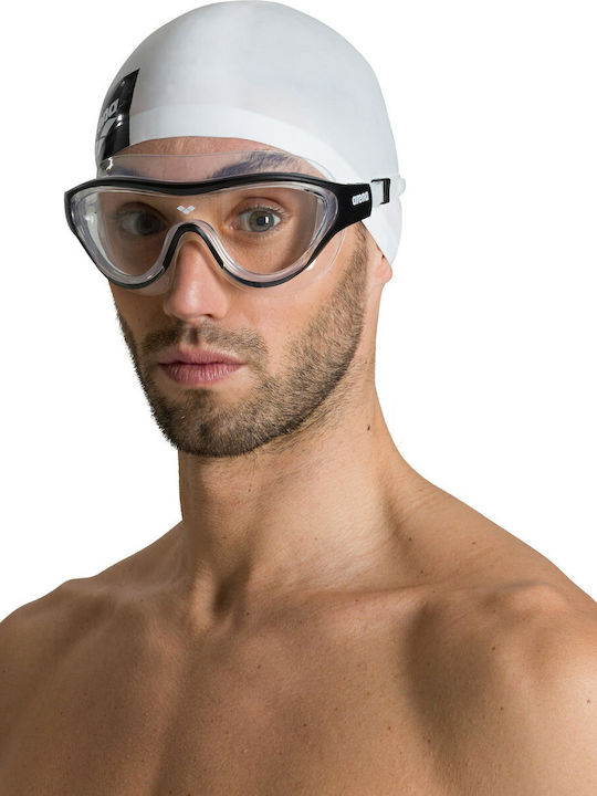 Arena The One Mask Swimming Goggles Adults with Anti-Glare Lenses Transparent
