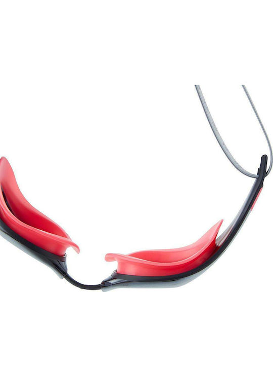 Speedo Fastskin Pure Focus 11778-D445 Schwimmbrille Erwachsene mit Antibeschlaggläsern Rot Rot