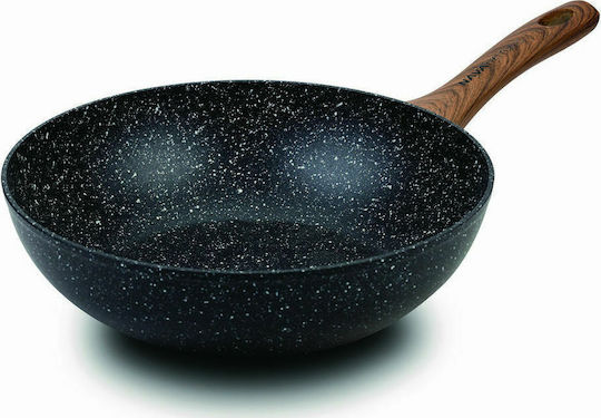 Nava Nature Stone Wok made of Aluminum with Stone Coating 28cm
