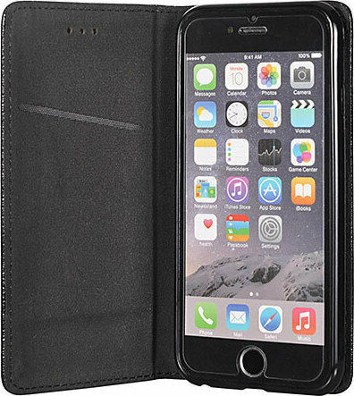 Forcell Book Δερματίνης Μαύρο (iPhone 6/6s)