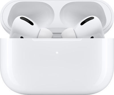Apple AirPods Pro με MagSafe Charging Case In-ear Bluetooth Handsfree Ακουστικά με Αντοχή στον Ιδρώτα και Θήκη Φόρτισης Λευκά